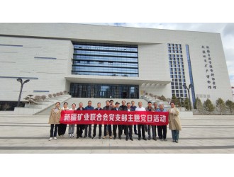 新疆矿业联合会党支部开展"党旗映天山"主题党日活动 ——赓
